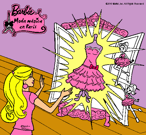 El vestido mágico de Barbie