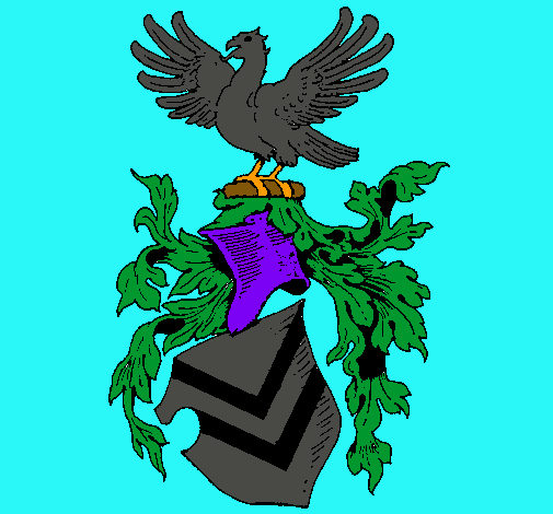 Escudo de armas y aguila 