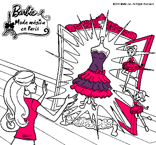 El vestido mágico de Barbie