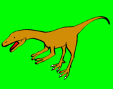 Dibujo Velociraptor II pintado por ivanko