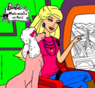 Dibujo Barbie llega a París pintado por Thiiaree