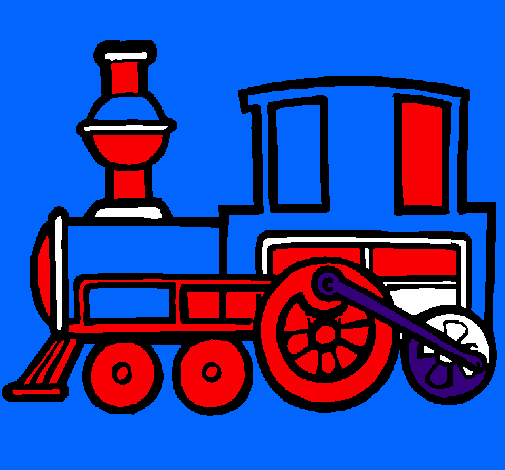 Dibujo Tren pintado por mycnegocios