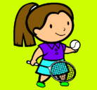 Dibujo Chica tenista pintado por anayi 