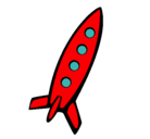 Dibujo Cohete II pintado por 55555555555
