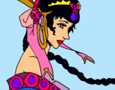Dibujo Princesa china pintado por Marlu2