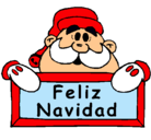 Dibujo Feliz Navidad pintado por abrulas 