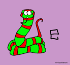 Dibujo Serpiente pintado por ruben1