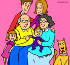 Dibujo Familia pintado por ZANJUAMPA