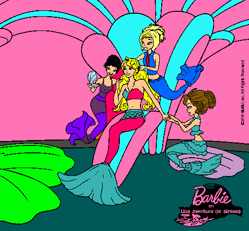 Barbie princesa sirena