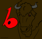 Dibujo Bisonte pintado por urielghb
