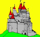 Dibujo Castillo medieval pintado por wsggdwdex