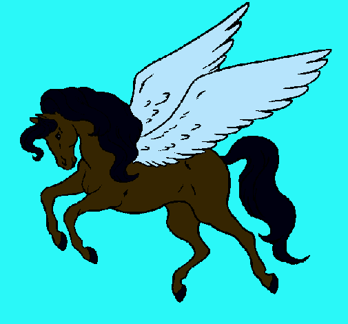 Pegaso volando