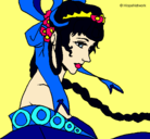 Dibujo Princesa china pintado por maticc