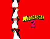 Dibujo Madagascar 2 Pingüinos pintado por madagascar 3