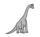 Dibujo Braquiosaurio pintado por pinuco