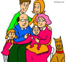 Dibujo Familia pintado por GARABATO