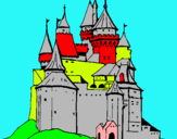 Dibujo Castillo medieval pintado por nnnnn