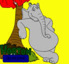 Dibujo Horton pintado por 45120