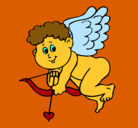 Dibujo Cupido pintado por carlichui