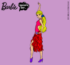 Dibujo Barbie flamenca pintado por zumi