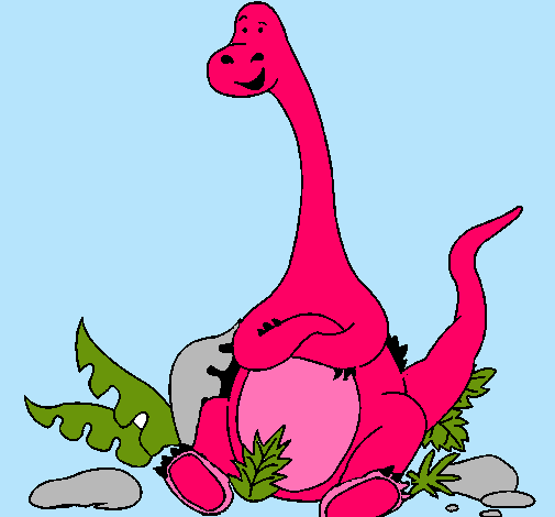 Diplodocus sentado