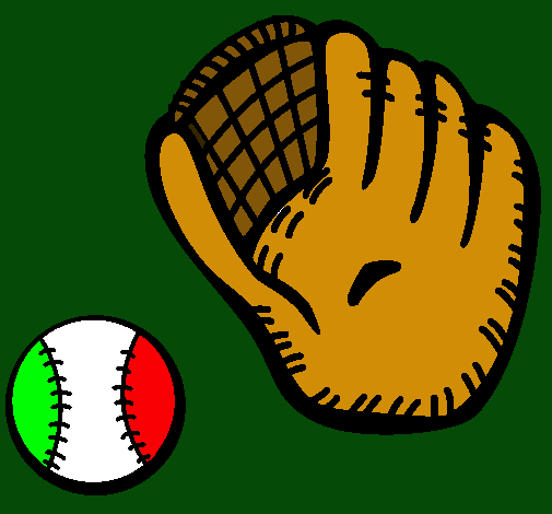 Guante y bola de béisbol