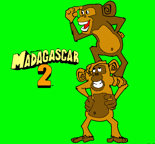 Madagascar 2 Manson y Phil