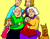Dibujo Familia pintado por bichitopelud
