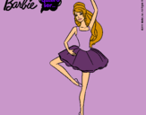 Dibujo Barbie bailarina de ballet pintado por 45826++