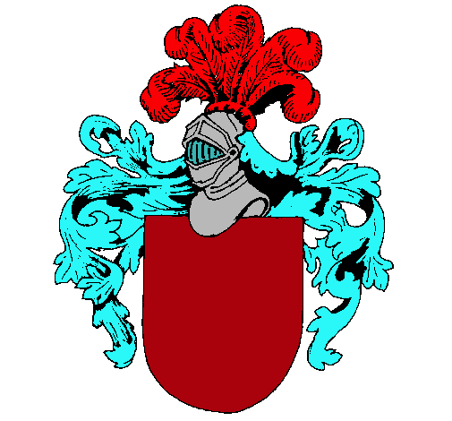 Escudo de armas y casco