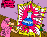 Dibujo El vestido mágico de Barbie pintado por lexmary64