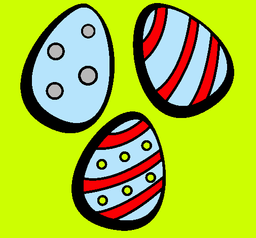Dibujo Huevos de pascua IV pintado por ismaelgome