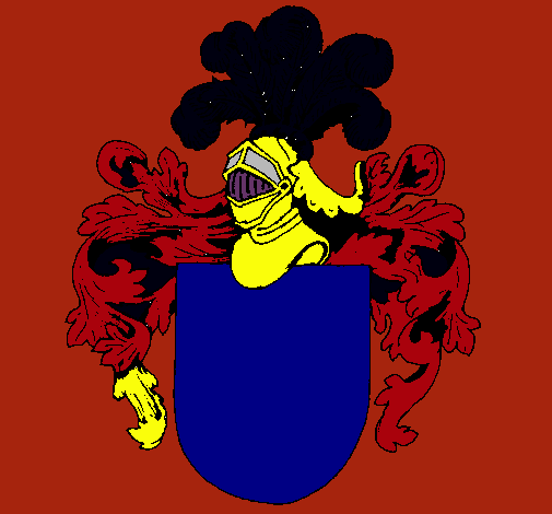 Escudo de armas y casco