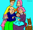 Dibujo Familia pintado por  BOLA
