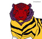 Dibujo Tigre pintado por tigresito