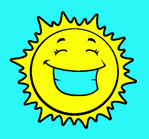 Sol sonriendo