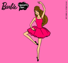 Dibujo Barbie bailarina de ballet pintado por valebrac12