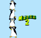 Dibujo Madagascar 2 Pingüinos pintado por jesuszarate