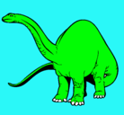 Dibujo Braquiosaurio II pintado por yimar