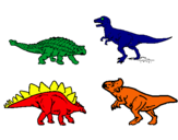 Dibujo Dinosaurios de tierra pintado por KATINA