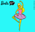 Dibujo Barbie bailarina de ballet pintado por cristinapi