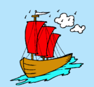 Dibujo Barco velero pintado por ismaelgome