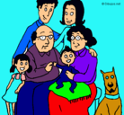 Dibujo Familia pintado por ghoj