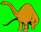 Dibujo Braquiosaurio II pintado por agus041020