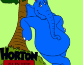 Dibujo Horton pintado por lucianaper