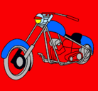 Dibujo Moto pintado por bauty