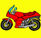 Dibujo Motocicleta pintado por tapun