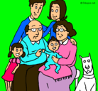 Dibujo Familia pintado por ximen2005