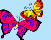 Dibujo Mariposas pintado por sunday