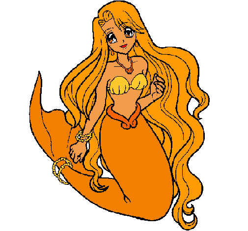 Dibujo Sirenita pintado por AliciaBell